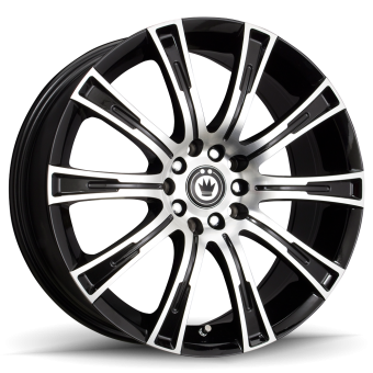 KONIG CROWN 17x7.5 5x100/114.3 ET45 Black Machine face
