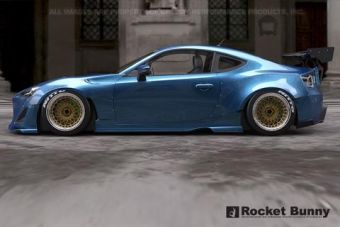 GReddy Rocket Bunny V1 Aero Rear Over-Fenders (only) +70mm