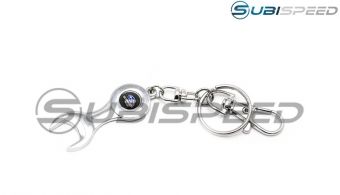 Subaru Logo Valve Caps with Keychain Wrench Universal