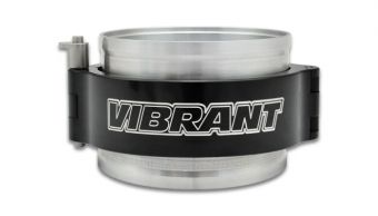 Vibrant HD Clamp Assembly for 5" OD Tubing - Anodized Black Clamp