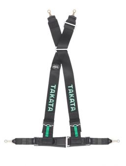 Takata 4 point Street Belt 3" w/ ASM (Black) - Universal