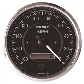 AutoMeter Gauges 4" SPEEDOMETER, 0-180 MPH, ELECTRIC, COBRA