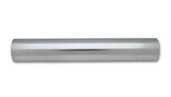 Vibrant Straight Aluminum Tubing, 0.75" O.D. x 18" Long - Polished