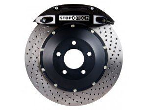 Stoptech 355x32 Big Brake Kit Drilled / Black (Front) - 2013+ FR-S / BRZ