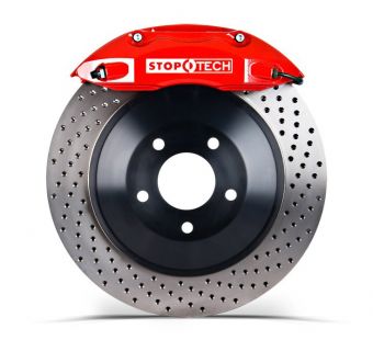 Stoptech 355x32 Big Brake Kit Drilled / Red (Front) - 2013+ FR-S / BRZ