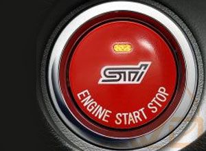 SUBARU STI RED JDM PUSH TO START BUTTON w STATUS LIGHT - 2013+ BRZ
