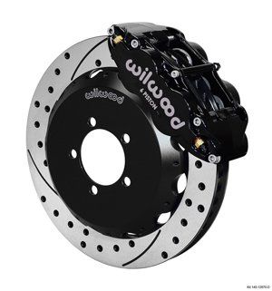 Wilwood 6R Drilled Front (Black) - 2013+ FR-S / BRZ