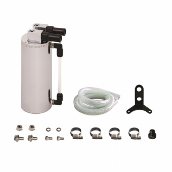 Mishimoto Wrinkle Finish Small Aluminum Oil Catch Can - Universal