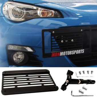 Ikon Motorsport Scion FRS Subaru BRZ WRX STI Impreza Towhook License Plate Relocation Kit