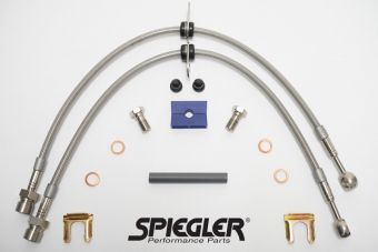 Spiegler Stainless Front Brake Lines - 2012+ Scion FRS/Subaru BRZ/Toyota GT86 & GR86 - (P/N 13.02.03901)