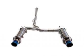 FT86MS 2.5" Extreme Dual Exit Cat-Back Exhaust System - Various Tip Options and Resonator