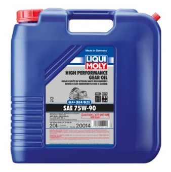 LIQUI MOLY 20L High Performance Gear Oil (GL4+) SAE 75W90 - 20014