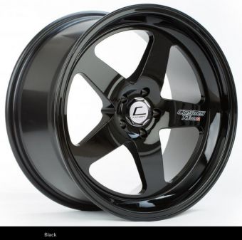 Cosmis Racing XT-005R 18x9 +25mm 5x100 COLOR: Black