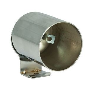 Glowshift Universal Single Gauge Chrome Pod