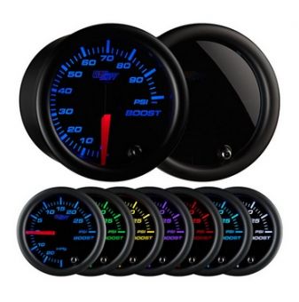 Glowshift Tinted 7 Color 100 PSI Boost Gauge