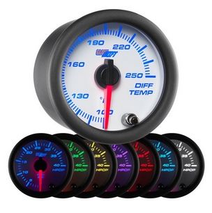 Glowshift White 7 Color Differential Temperature Gauge