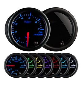 Glowshift Tinted 7 Color BAR Oil Pressure Gauge
