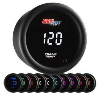 Glowshift 10 Color Digital Transmission Temperature Gauge