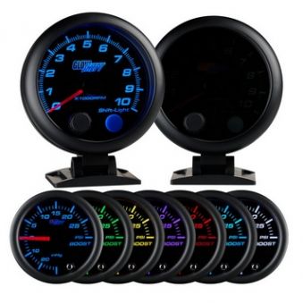 Glowshift Tinted 7 Color 3 3/4" Tachometer w/ Shift Light