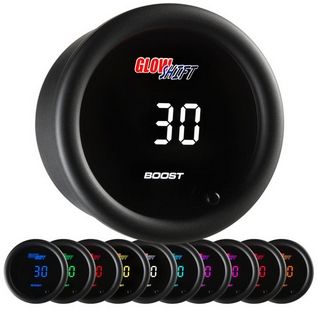 Glowshift 10 Color Digital Boost/Vacuum Gauge
