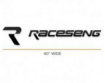 Raceseng 40" Wide Vinyl Sticker - Black