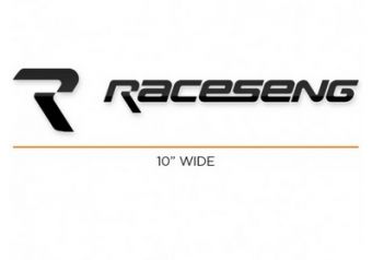 Raceseng 10" Wide Vinyl Sticker - Black