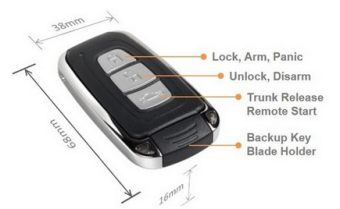 Advanced Keys Push to Start and Proximity Entry System with ROUND Access Keys - 2013+ FR-S / BRZ