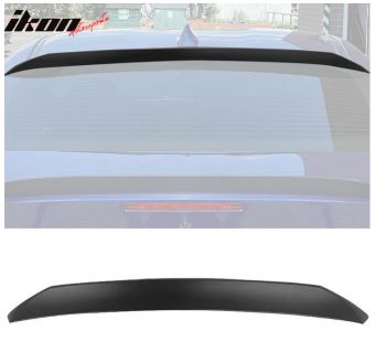 Ikon Motorsports 2022-2023 Subaru BRZ Toyota GR86 Unpainted Black IKON Roof Spoiler ABS