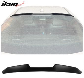 Ikon Motorsports 2022-2023 Subaru BRZ Toyota GR86 Unpainted V Style Roof Spoiler ABS