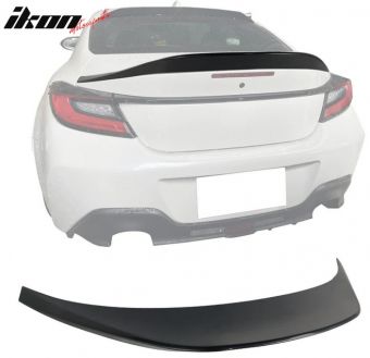 Ikon Motorsports 2022-2023 Subaru BRZ Toyota GR86 #P8Y Gray TRD Trunk Spoiler Wing ABS
