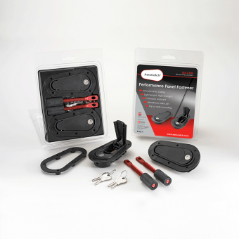 AEROCATCH HOOD PINS FLUSH LOCKING KIT - UNIVERSAL - 2013+ FR-S / BRZ