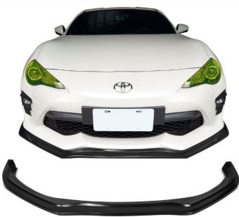 Ikon Motorsports 17-19 Toyota 86 Front Bumper Lip CS Style Unpainted PU