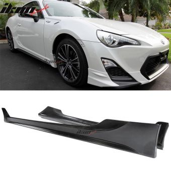 PP Fits 17-19 Toyota 86 TRD Style Side Skirts Pair LH RH 