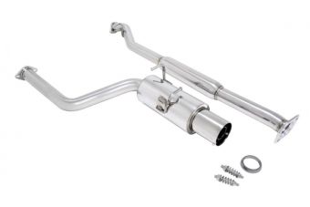 Megan Racing Scion FR-S 2013-2017 / Subaru BRZ 2013-2017 / Toyota 86 2018+ - Stainless Steel Tip - Drift Spec Cat Back System