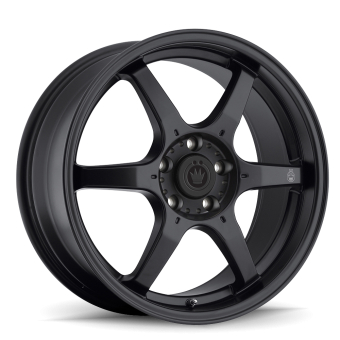 KONIG BACKBONE 17X7.5 5X100 ET45 Matte Black  Milling Logo on Spoke