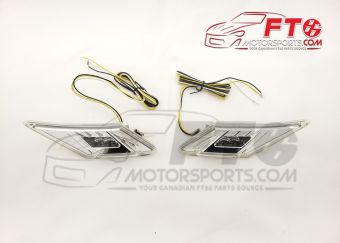 FT86MS Clear LED Sidemarkers with Turn Signal - 2013+ BRZ/FR-S/86