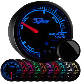 GlowShift Elite 10 Color Air / Fuel Ratio Gauge - 2013+ FR-S / BRZ