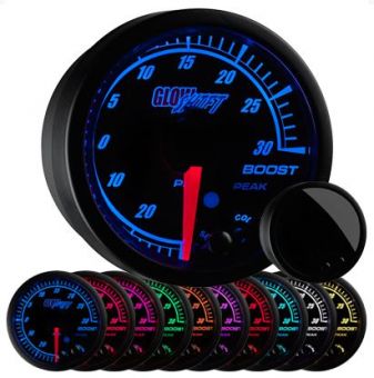 GlowShift Elite 10 Color 30 PSI Electronic Boost / Vacuum Gauge - 2013+ FR-S / BRZ