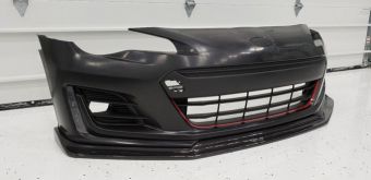 StickerFab Front Bumper STI TS Style Pinstripe - 2013-2021 BRZ