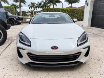 StickerFab Tow Hook Cover Overlay with "TOW" Logo - 2022 BRZ