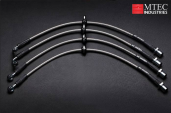 MTEC Stainless Steel Brake Lines - 2013+ FR-S / BRZ - Clear