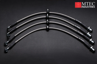 MTEC Stainless Steel Brake Lines - 2013+ FR-S / BRZ - Silver