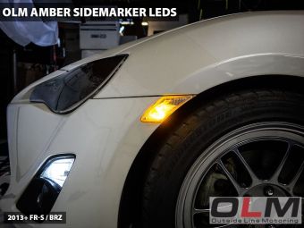 AMBER LED SIDE MARKER LIGHT BULBS(PAIR) - 2013+ FR-S / BRZ