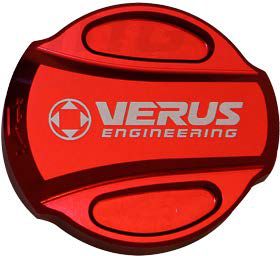 Verus Engineering Subaru Oil Cap EJ and FA20 Equipped Subarus - RLA Red
