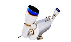 AVO 13+ Subaru BRZ/13+ Scion FR-S 3in Stainless Steel Cat-Back Exhaust Titanium Tip