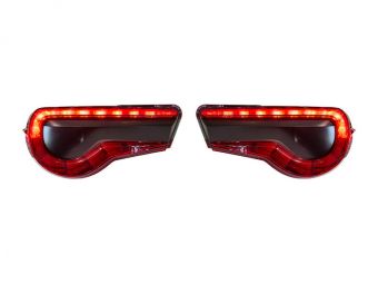 StickerFab Special Edition Dark Smoke Stealth Tail Light Overlays - 2017-2021 Toyota 86 / Subaru BRZ