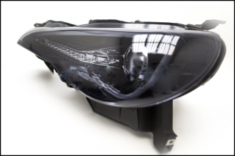 SPECD Gloss Black Boomerang Style Headlight - 2013+ FR-S