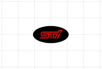 StickerFab "STI" Steering Wheel Emblem Overlay V2 - 2022+ BRZ