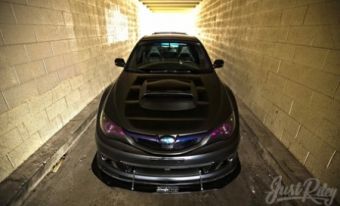 Strafe Design 2008-2010 STI Front Splitter - Without Support Rods