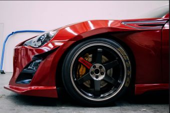 VF-RS Front Wide Fenders FRP/CFRP - 2013+ FR-S / BRZ